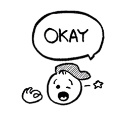 Tim and Jim speak in English sticker #9456416