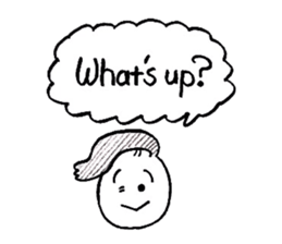 Tim and Jim speak in English sticker #9456420