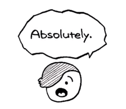 Tim and Jim speak in English sticker #9456431