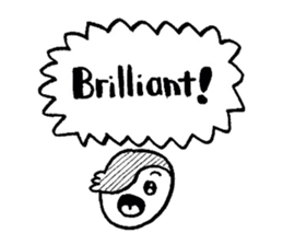 Tim and Jim speak in English sticker #9456441