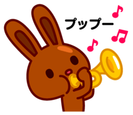 Chocolate rabbits sticker #9456495