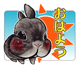 Sticker of rabbit owners sticker #9456614