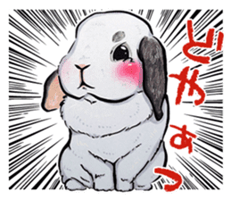 Sticker of rabbit owners sticker #9456642