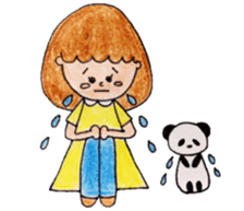 Girl and sometimes panda. part 2. sticker #9457100