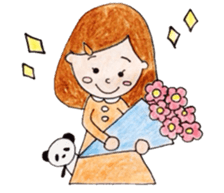 Girl and sometimes panda. part 2. sticker #9457124