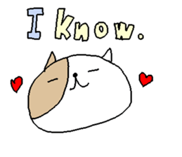 English Love cats stickers. sticker #9457255