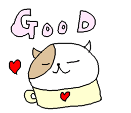 English Love cats stickers. sticker #9457262