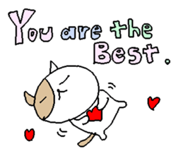 English Love cats stickers. sticker #9457264