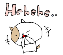 English Love cats stickers. sticker #9457287