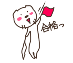 Mustela erminea sticker #9458487