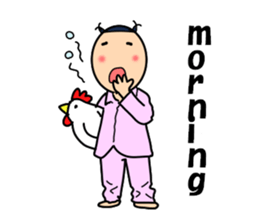 Girls of the funny hairstyle sticker #9458488