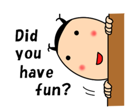 Girls of the funny hairstyle sticker #9458492