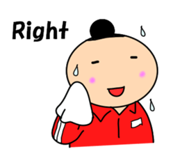 Girls of the funny hairstyle sticker #9458502