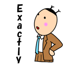 Girls of the funny hairstyle sticker #9458503