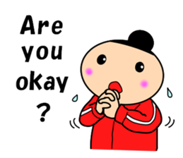 Girls of the funny hairstyle sticker #9458513