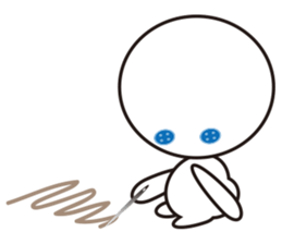 Button desu sticker #9458720