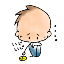 RED CAP BOY sticker #9459491