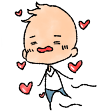 RED CAP BOY sticker #9459497