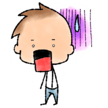 RED CAP BOY sticker #9459502