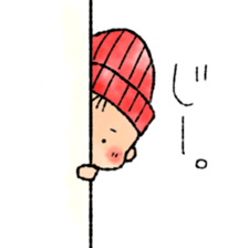 RED CAP BOY sticker #9459508