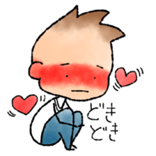 RED CAP BOY sticker #9459509