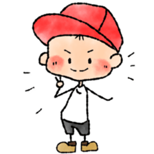 RED CAP BOY sticker #9459514