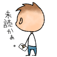 RED CAP BOY sticker #9459515