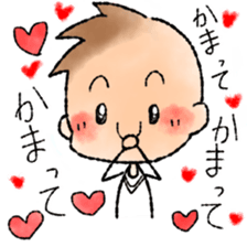 RED CAP BOY sticker #9459521