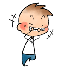 RED CAP BOY sticker #9459526