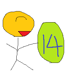 Infant writing word message14