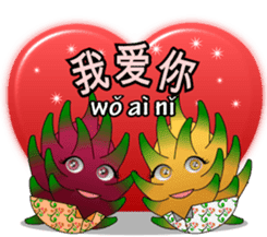 Dragon Fruit sticker #9460017
