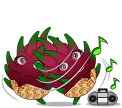 Dragon Fruit sticker #9460028