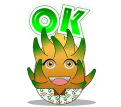 Dragon Fruit sticker #9460030