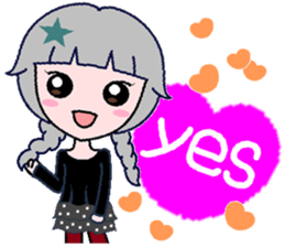 Pretty Girl Stars sticker #9460139