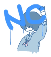 Melancholy of today. sticker #9460182