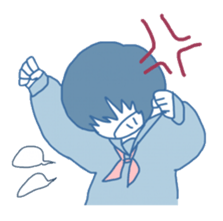 Melancholy of today. sticker #9460189