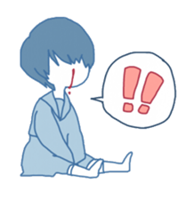 Melancholy of today. sticker #9460201