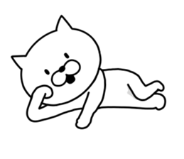 Simple Cat Conversation sticker #9460280