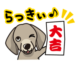 iinu - Weimaraner sticker #9460945
