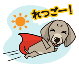 iinu - Weimaraner sticker #9460946