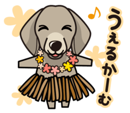 iinu - Weimaraner sticker #9460950