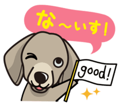 iinu - Weimaraner sticker #9460954