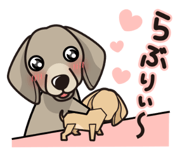 iinu - Weimaraner sticker #9460958