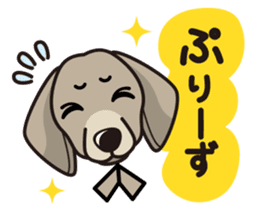 iinu - Weimaraner sticker #9460960