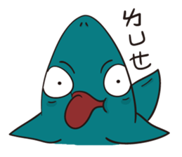 Shark smile sticker #9461067