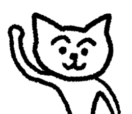 Easy-to-use cat sticker #9461088