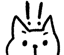 Easy-to-use cat sticker #9461091