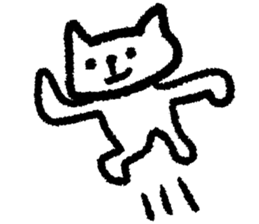 Easy-to-use cat sticker #9461093