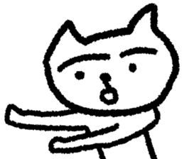 Easy-to-use cat sticker #9461094