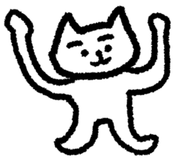 Easy-to-use cat sticker #9461096
